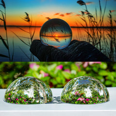 QFkris 60mm dome magnifier enlarging fine details for close-up study.
