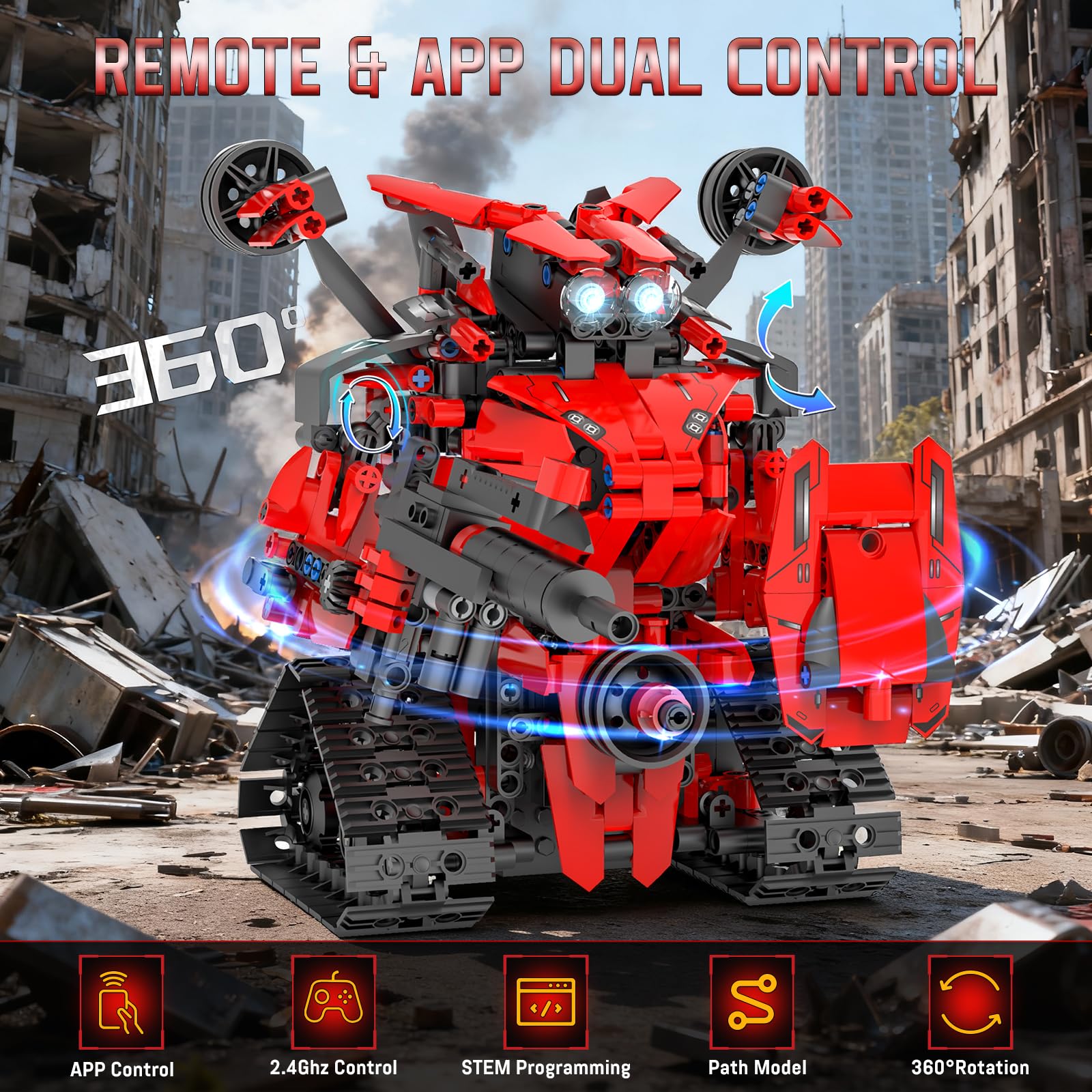 QHECTTY 5-in-1 F1 car model offers precise assembly and fast play fun.