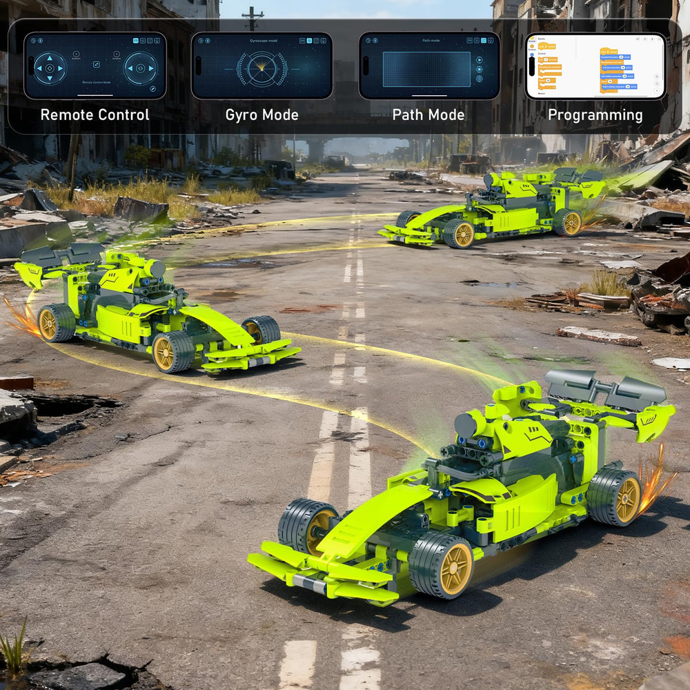 QHECTTY app control interface demonstrates beginner-friendly coding and customization.