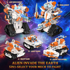 QHECTTY remote-control robot car for indoor and outdoor play