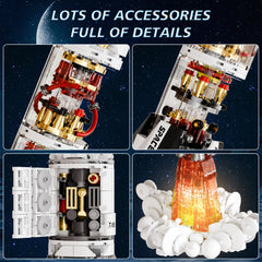 QHECTTY spaceships collectible display for desk or shelf decor