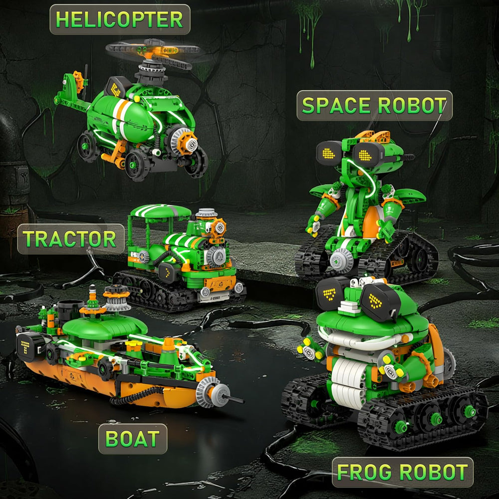 QHECTTY STEM frog robot model for interactive play and exploration.