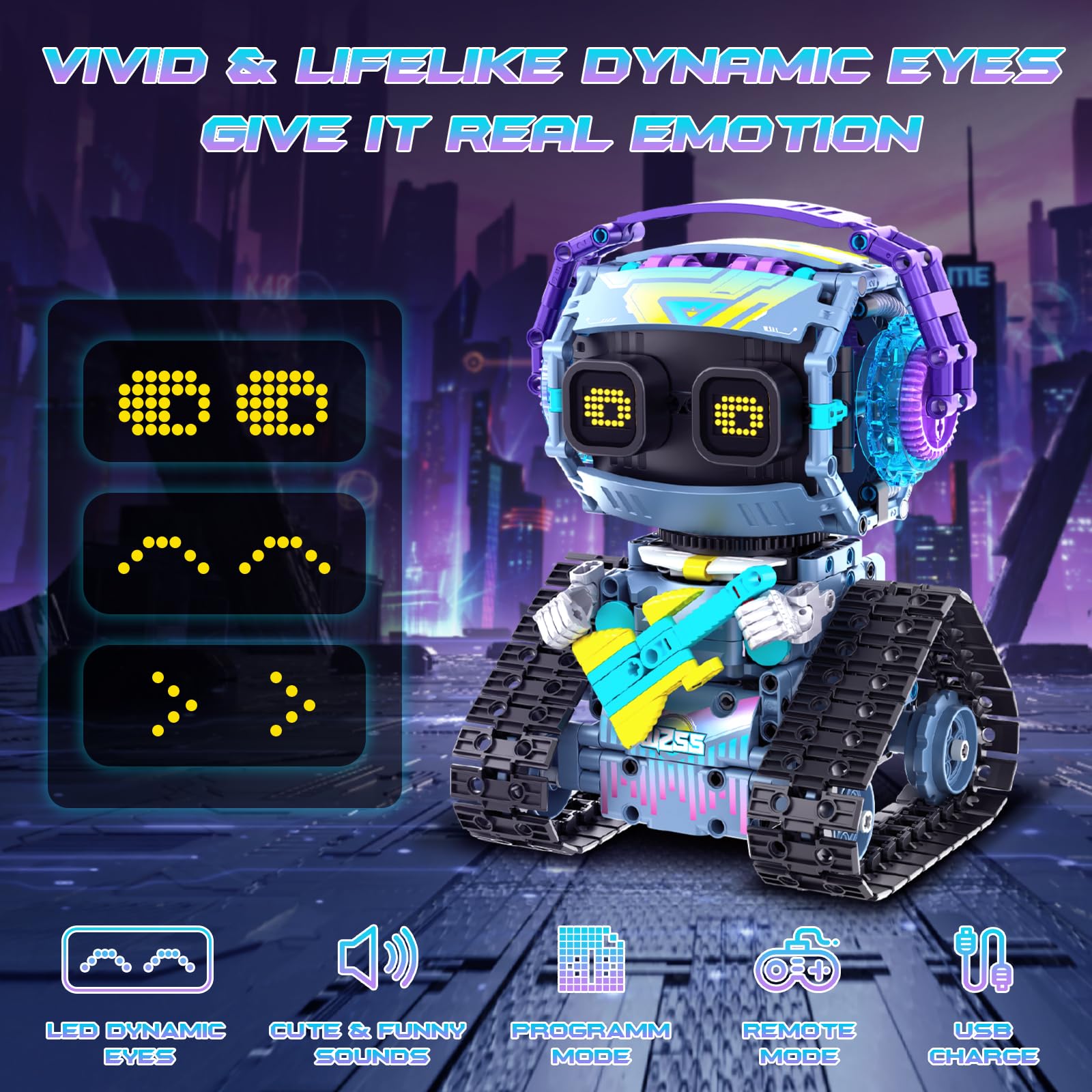 QHECTTY remote-control setup for kids driving robots