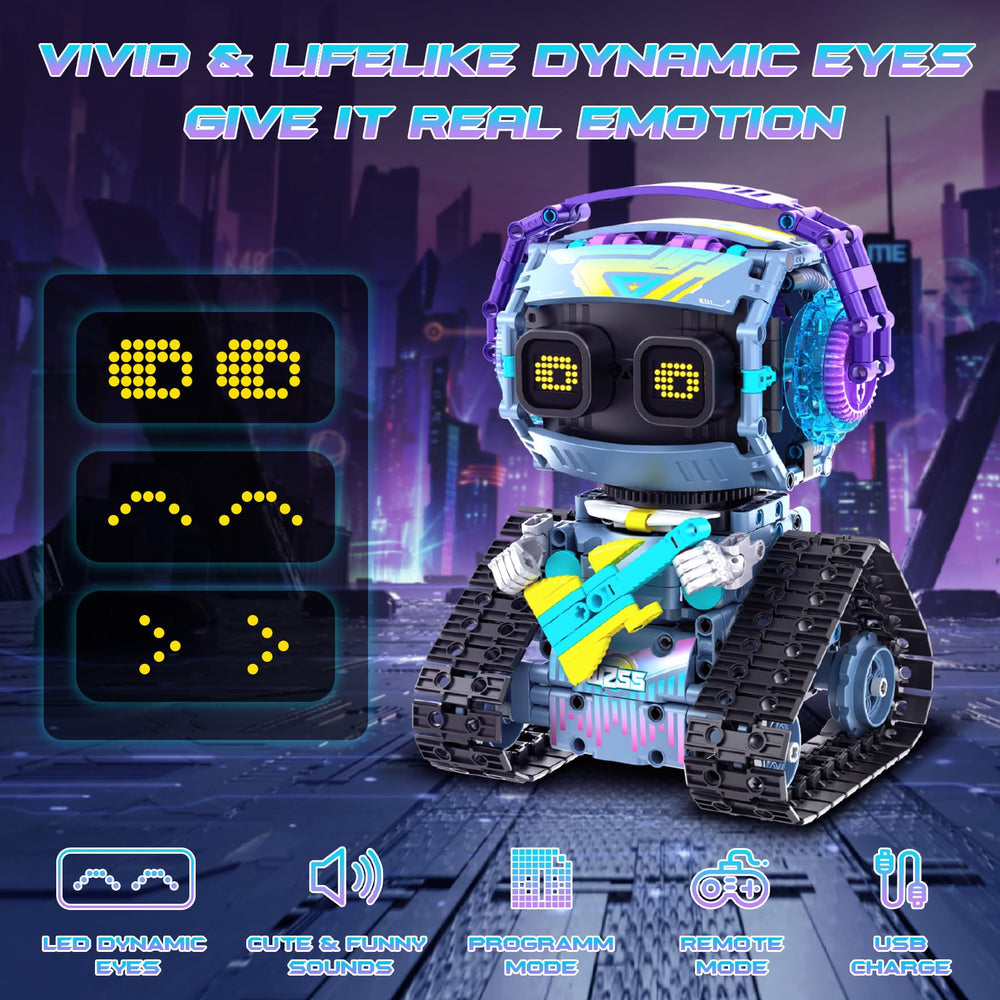 QHECTTY remote-control setup for kids driving robots