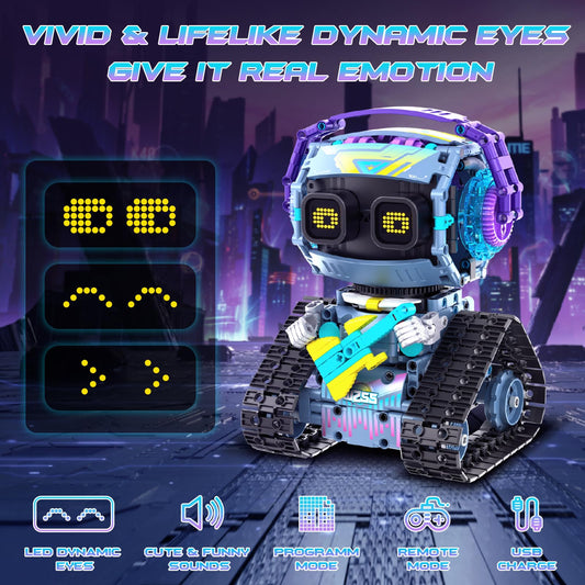 QHECTTY remote-control setup for kids driving robots