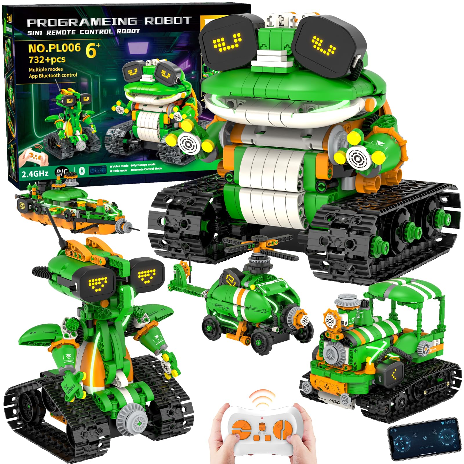 QHECTTY STEM robot building kit assembly guide boosts hands-on learning.
