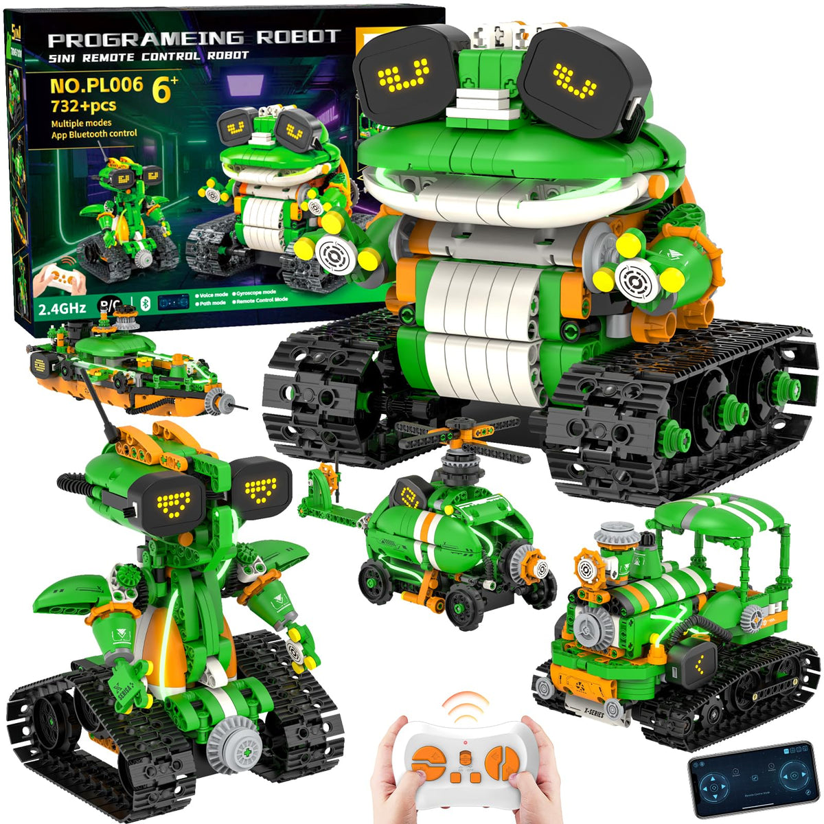 QHECTTY STEM robot building kit assembly guide boosts hands-on learning.