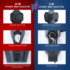 Gift-ready packaging for the QHJIU Spider Web Shooter 2.0 sparks excitement.