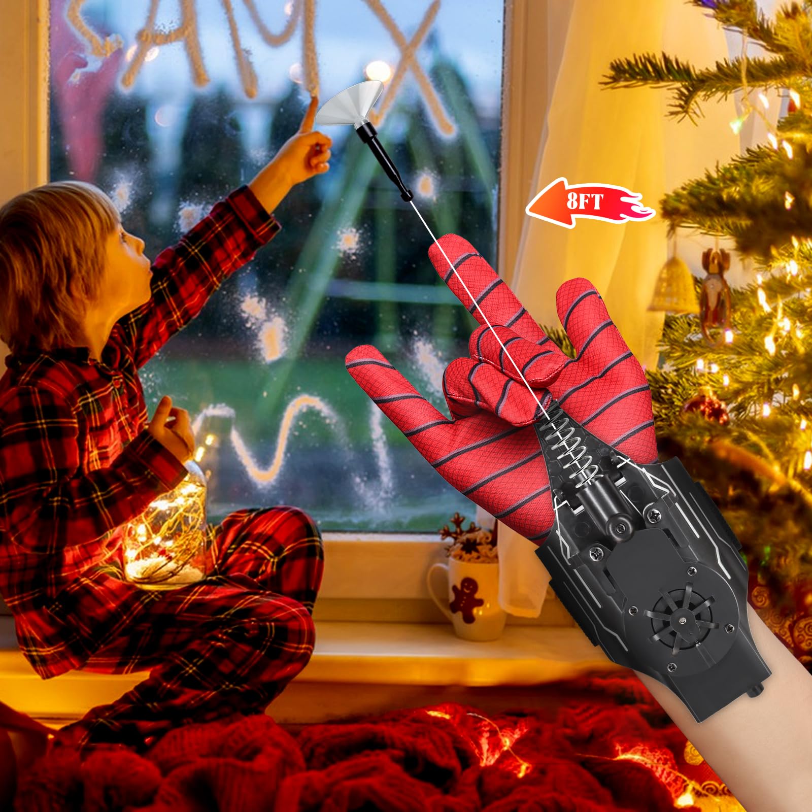 QHJIU Spider Web Shooter safety and ASTM/CPSIA compliant design
