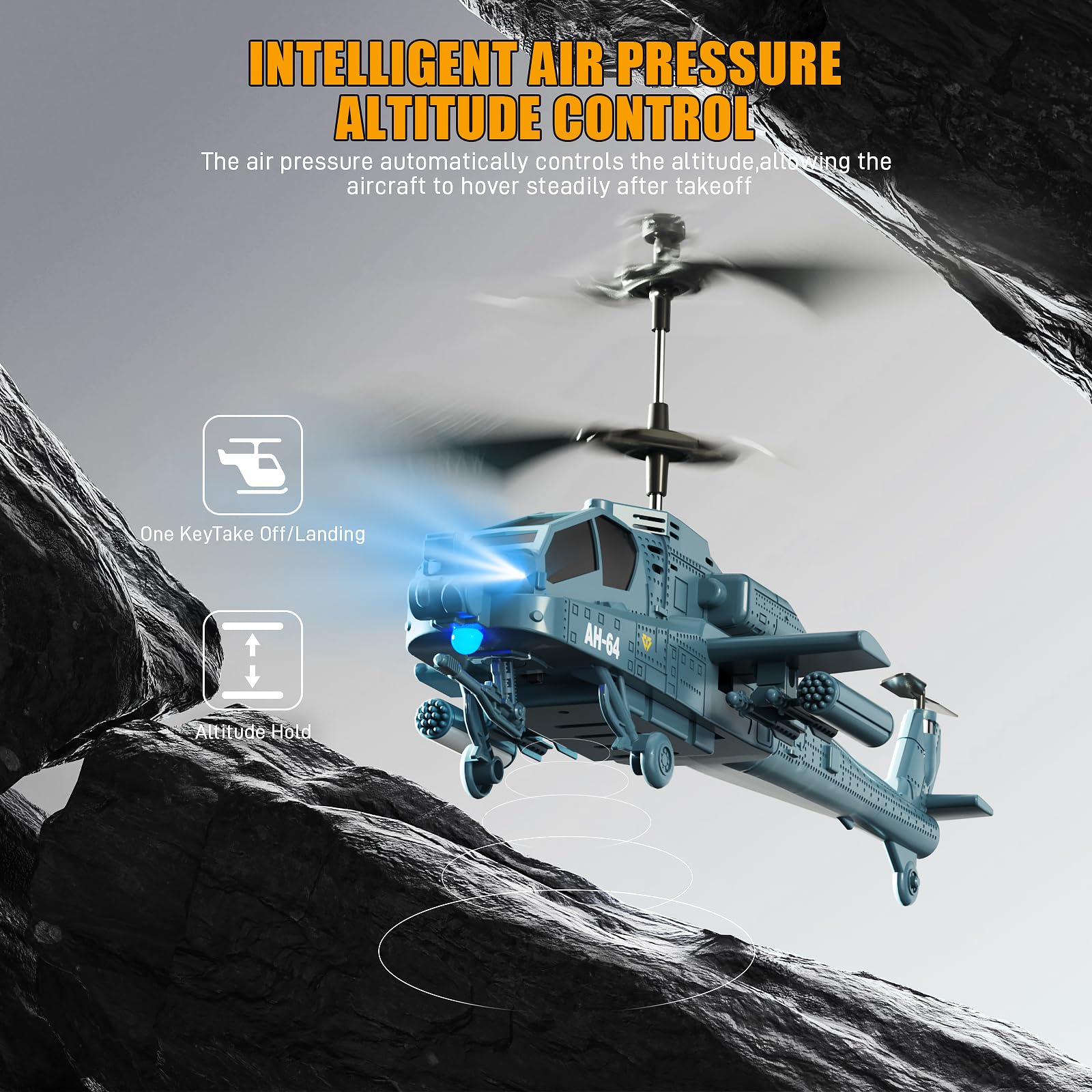 QI XING Apache RC helicopter makes a gift-ready option for budding pilots