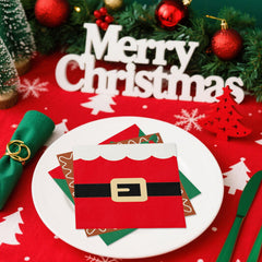 QIYANPAX elf napkins brighten kid-friendly holiday table