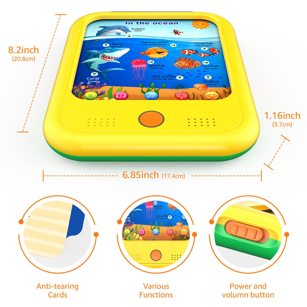 Qiaojoy Amazing Sounds mode image showcases interactive sounds and world facts.