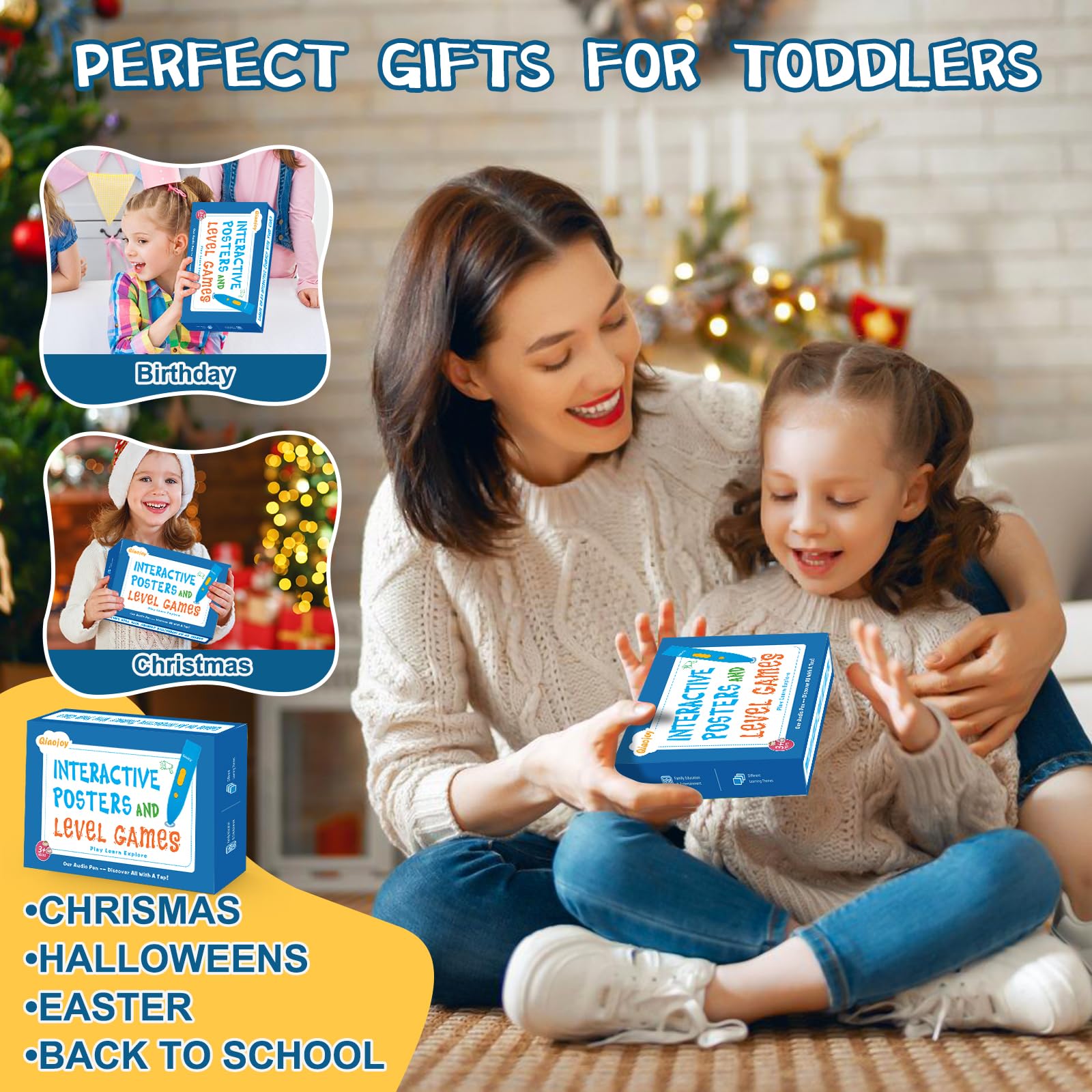 Qiaojoy custom voice gift card personalizes learning moments for gifts