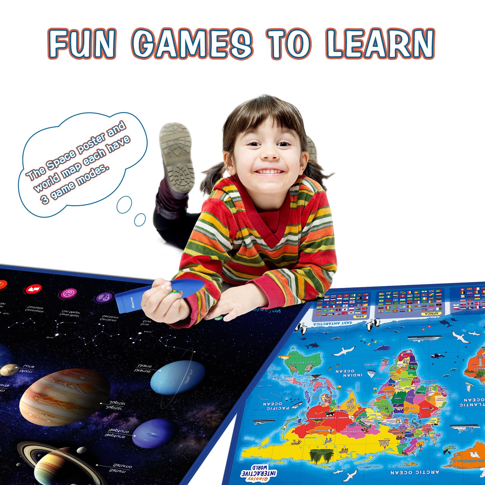 Qiaojoy encyclopedic learning covers 3500 facts about 195 countries