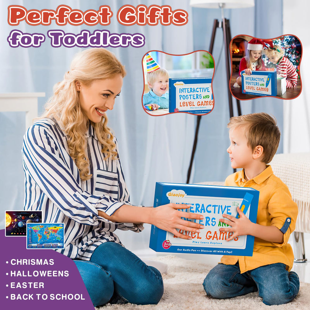 Qiaojoy gift-ready map for birthdays or holidays