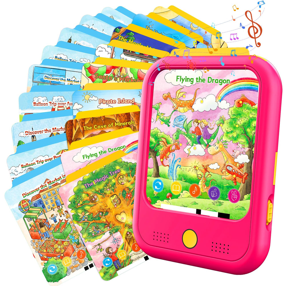Qiaojoy Kids Learning Tablet screen-free design boosts focus during play.