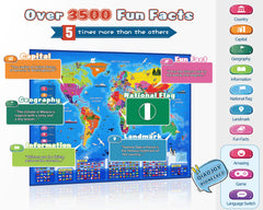 Qiaojoy map icons interactive buttons provide engaging sounds for discovery