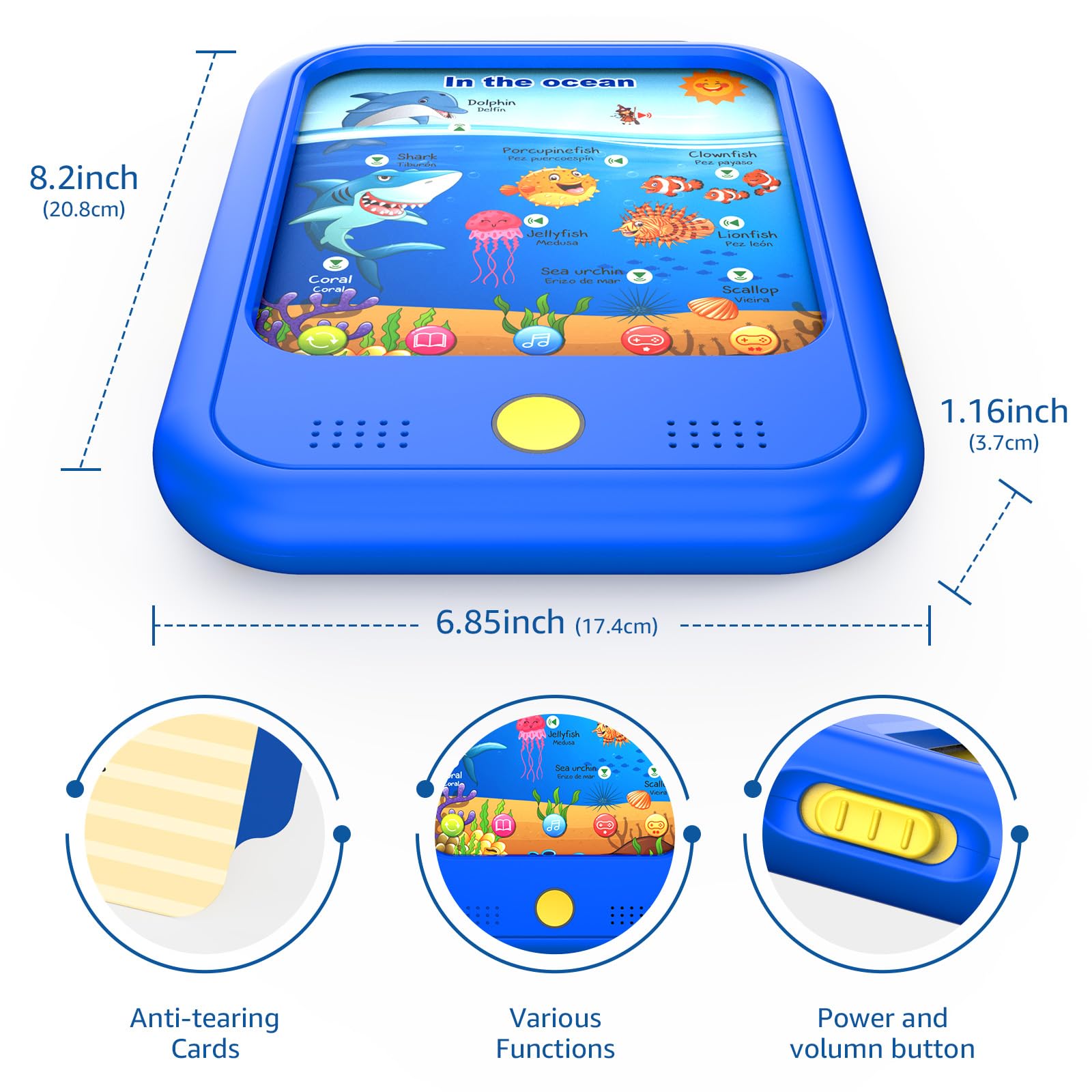 Qiaojoy screen-free learning pad supports focused, distraction-free sessions.