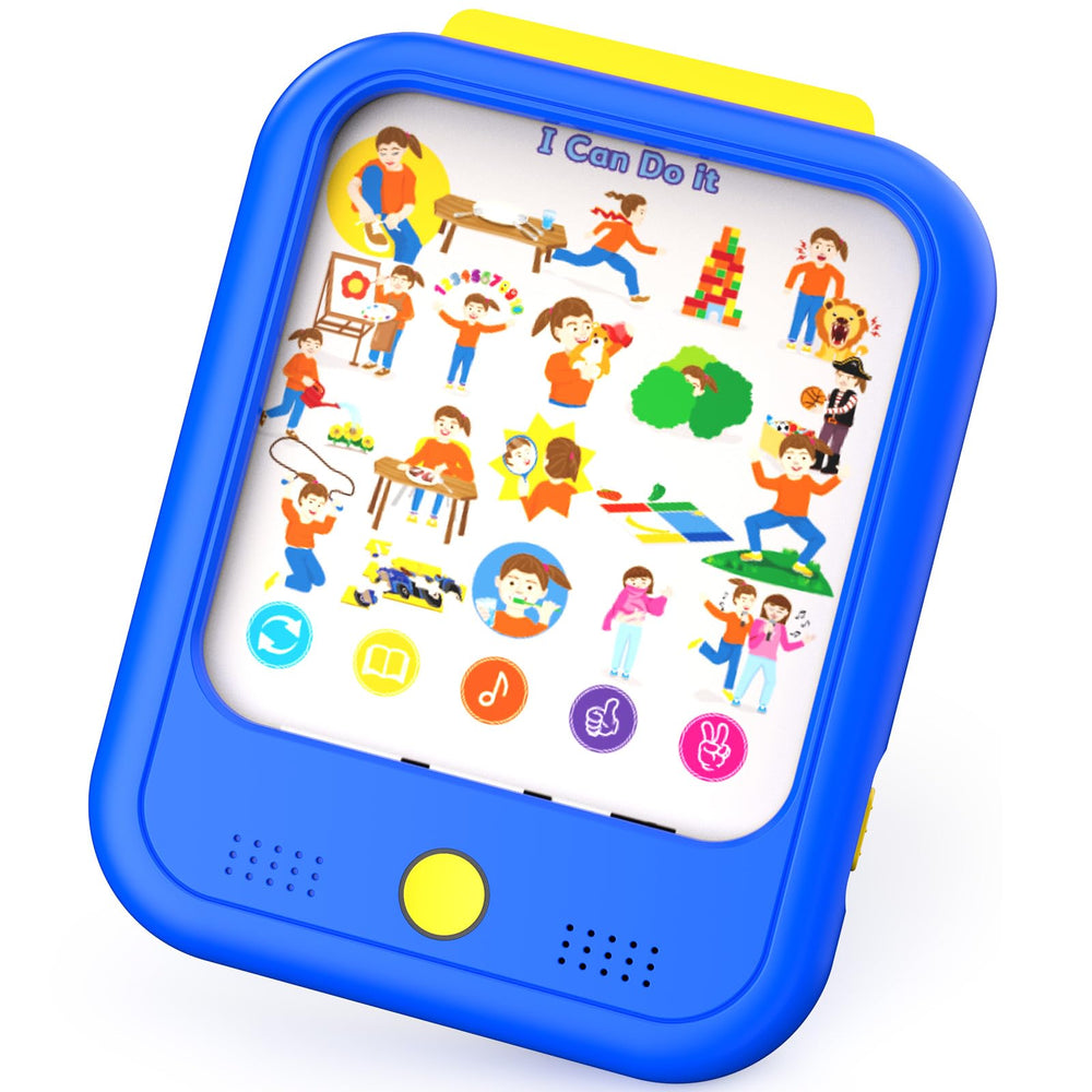 Qiaojoy tablet language switch enables quick bilingual exploration in English and Spanish