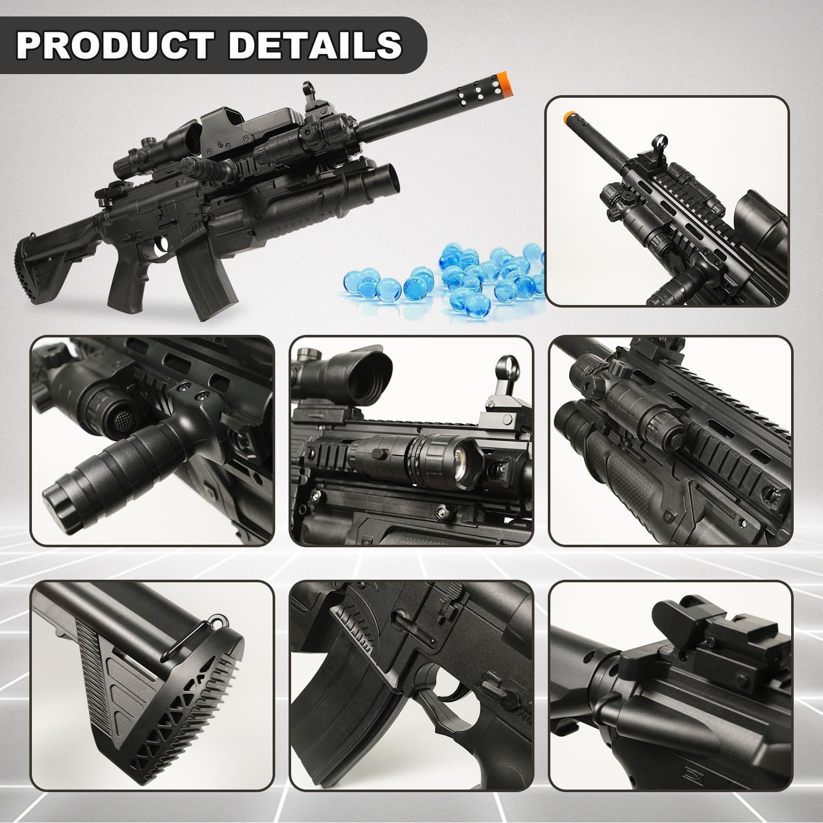 QicoociQ auxiliary-grip provides steadier aiming during extended play.
