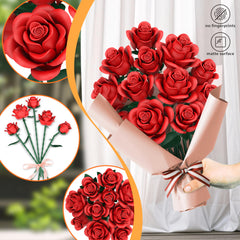 QIFUN removable petals and leaves add versatility to floral decor