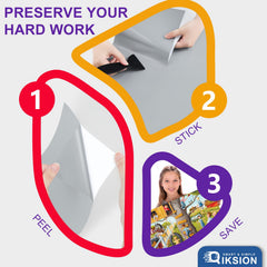 No-mess preservation—no liquid glue required.
