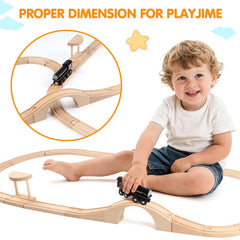 Qilay magnetic trains enable smooth magnetic play and quick setup.