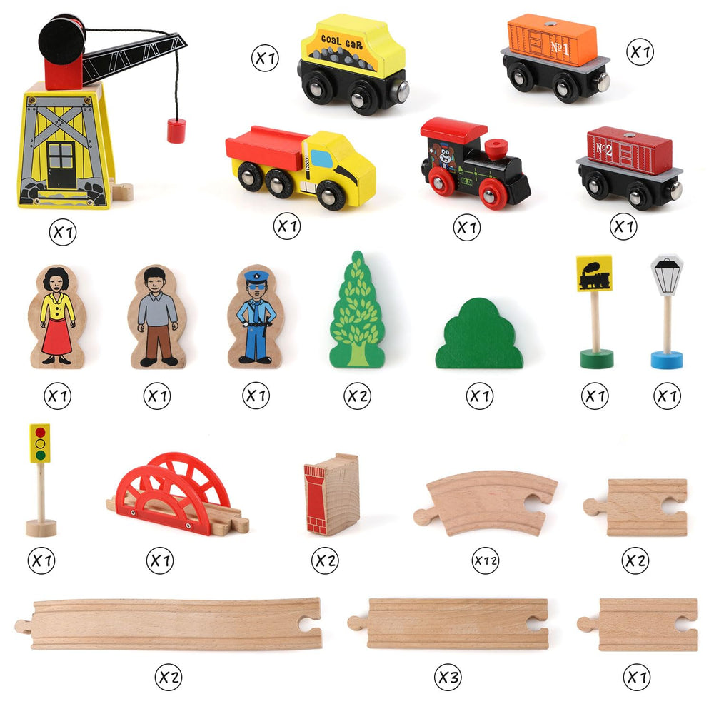 Qilay durable wood construction offers safe, lasting fun.