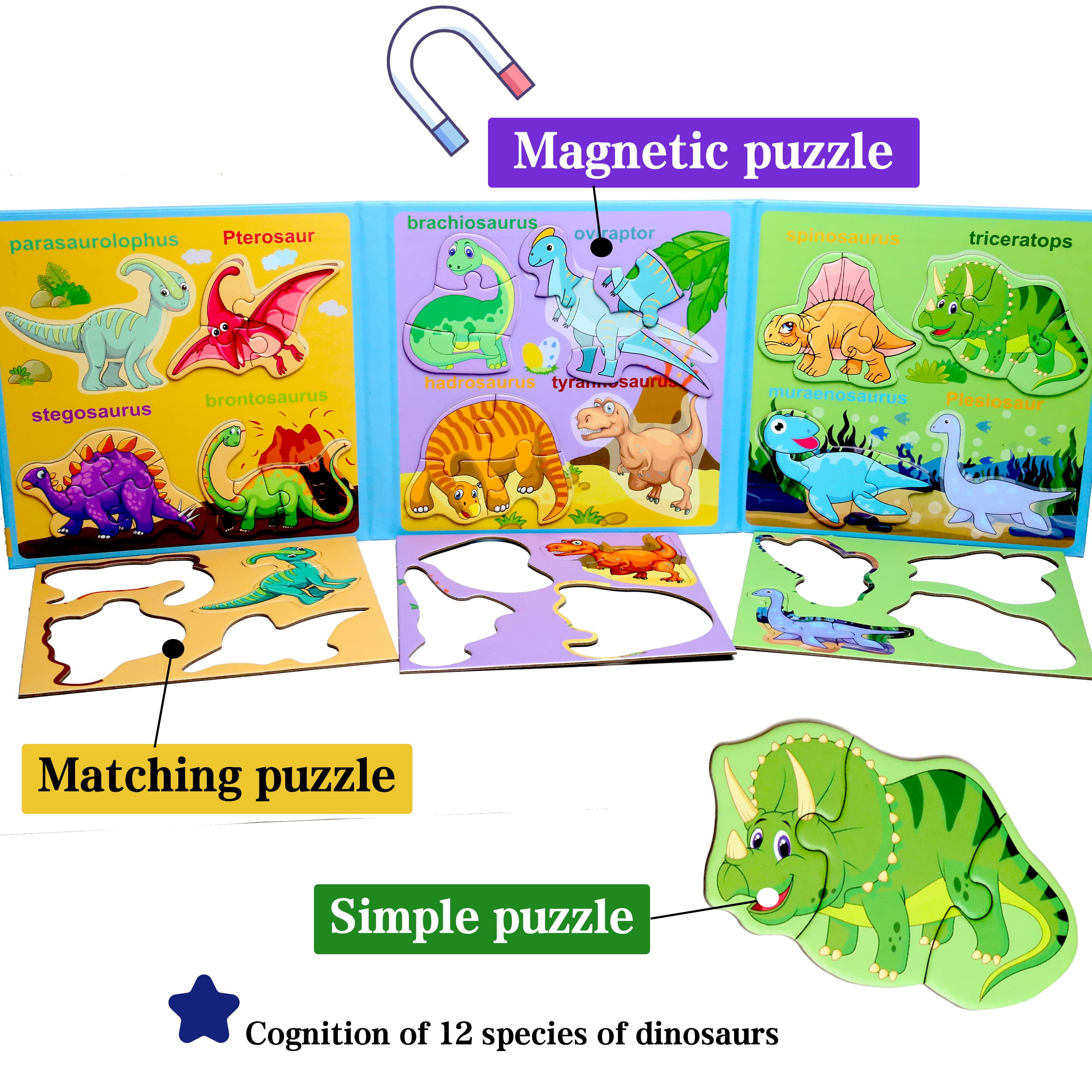 QimuMku insects magnetic puzzle enhances fine motor skills during hands-on learning