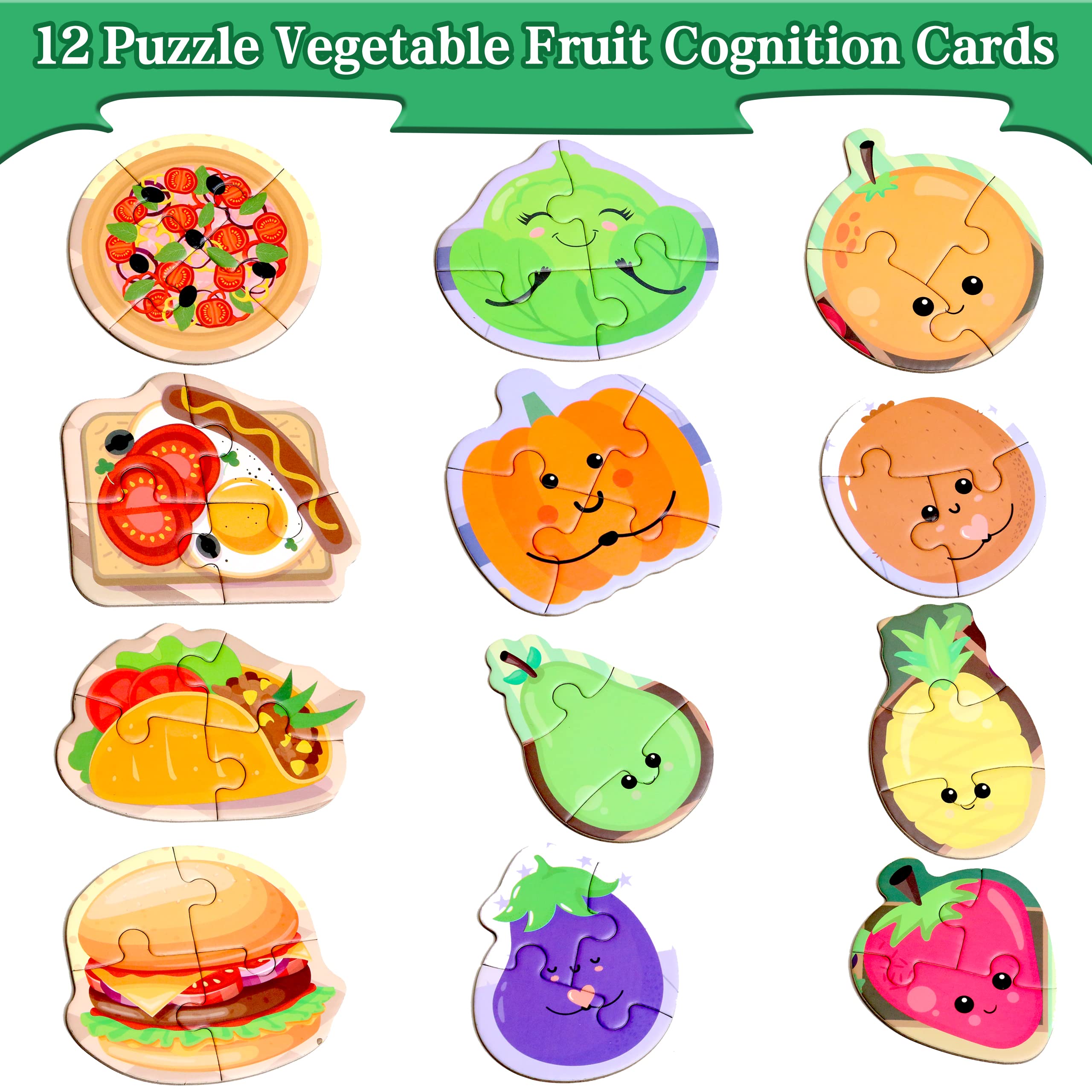 QimuMku magnetic puzzles with animals support tactile play and color recognition.
