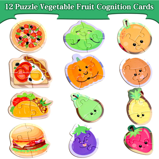 QimuMku magnetic puzzles with animals support tactile play and color recognition.