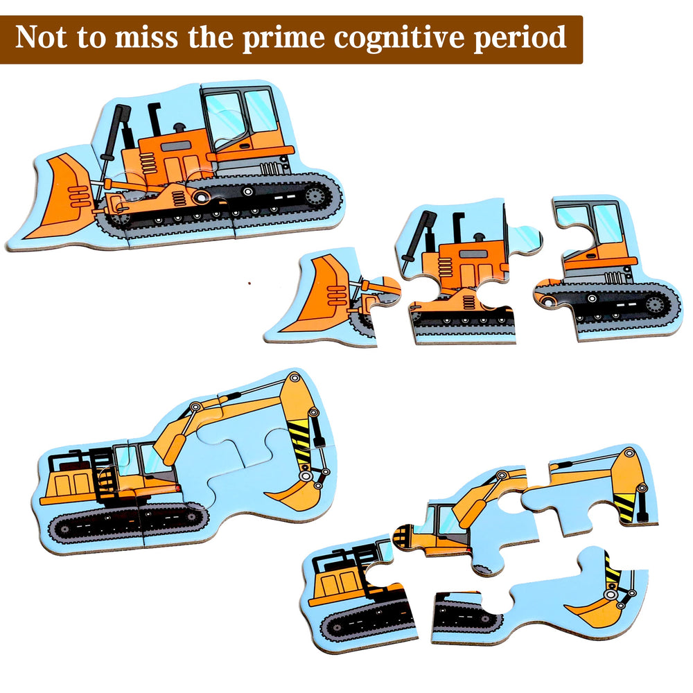 QimuMku magnetic puzzles showing cars on fridge enhance hand-eye coordination