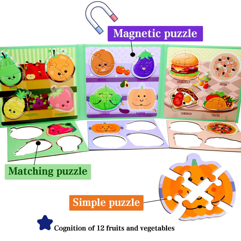 QimuMku magnetic puzzles with insects boost fine motor focus.