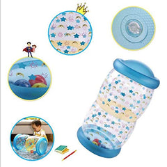 QINGBAO baby fitness toy helps develop hand-eye coordination through rolling play.