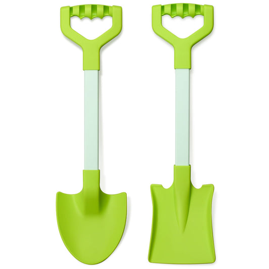 QINGLER 20-inch sand shovel set for kids, durable and bright for beach play