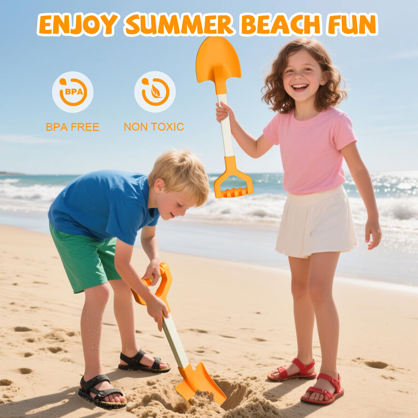QINGLER durable-abs-plastic material ensures long-lasting performance at the beach or sandbox