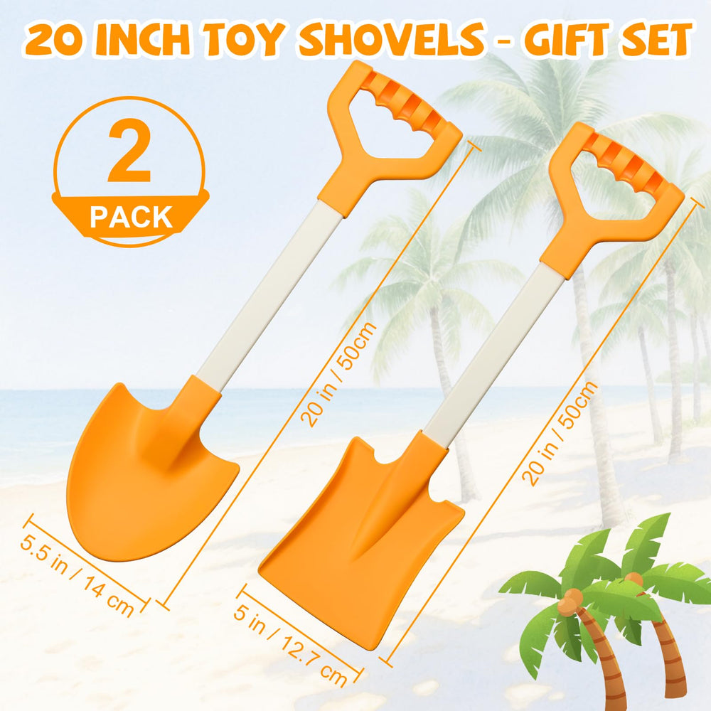QINGLER ergonomic-handle shovel enhances comfortable digging for sand, soil, or snow