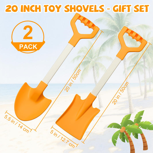 QINGLER ergonomic-handle shovel enhances comfortable digging for sand, soil, or snow