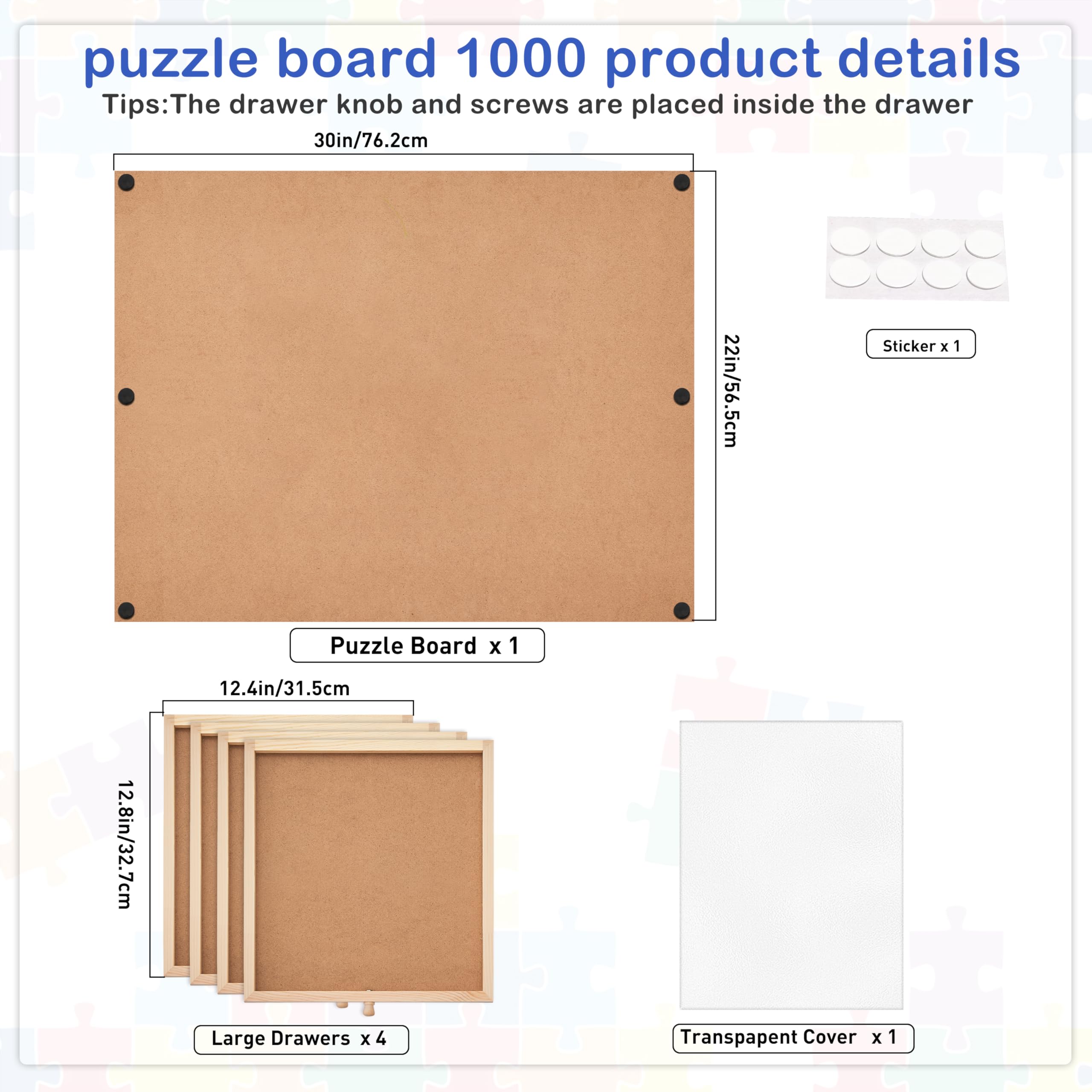 Qiqidog puzzle board with under-bed storage keeps the setup neatly stowed.