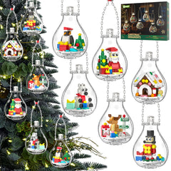 QiqoPoyee light-up ornament Santa scene adds festive glow to your tree