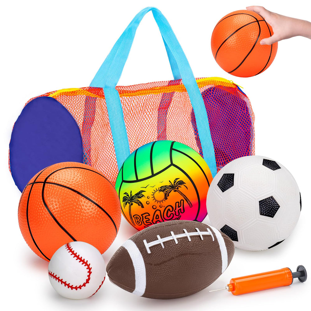 Qirptey football ball for toddlers—durable, easy grip, perfect for outdoor kicking.