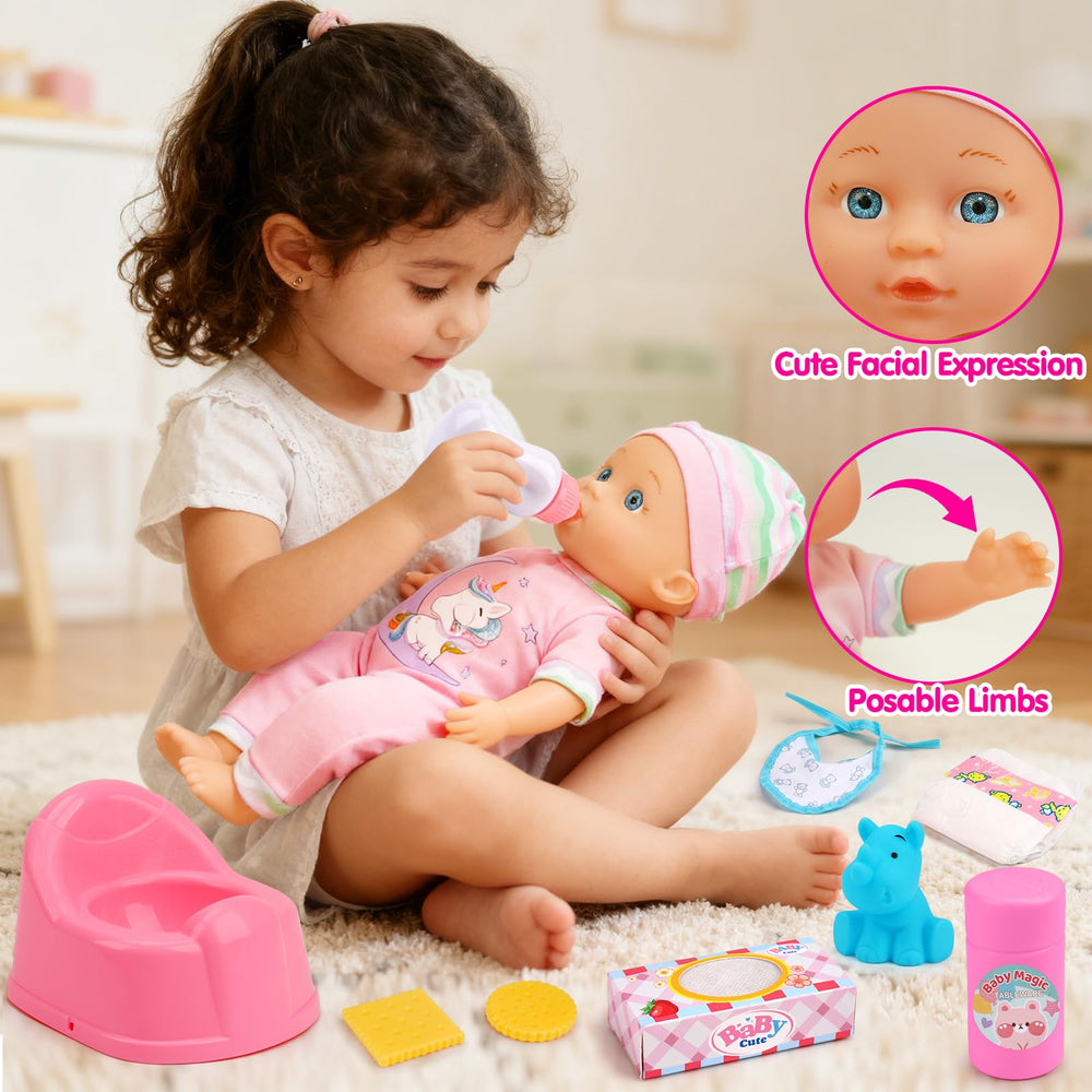 Qirptey Doll stroller wheels – EVA wheels for smooth rides.