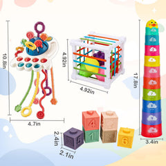 Qirptey gift-ready baby set for ages 6-12 months supporting early learning milestones