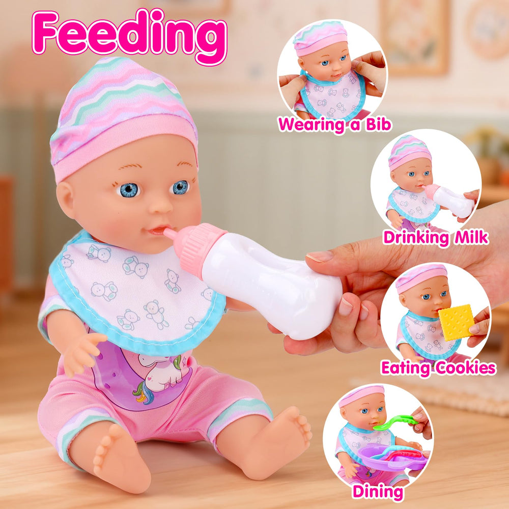 Qirptey Complete stroller set – sparks imaginative caregiving stories.