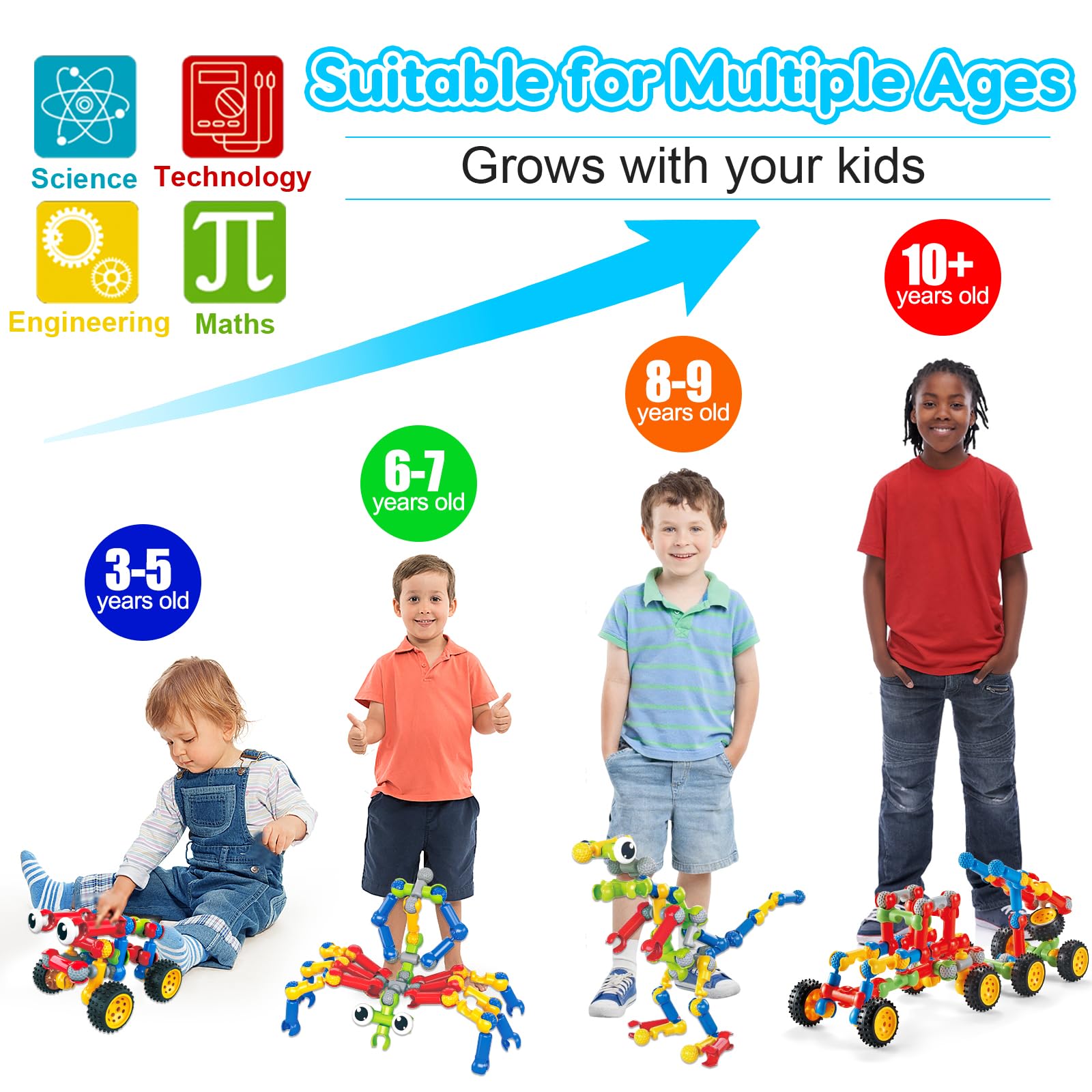 Qirptey race car model blocks inspire fast, hands-on construction.