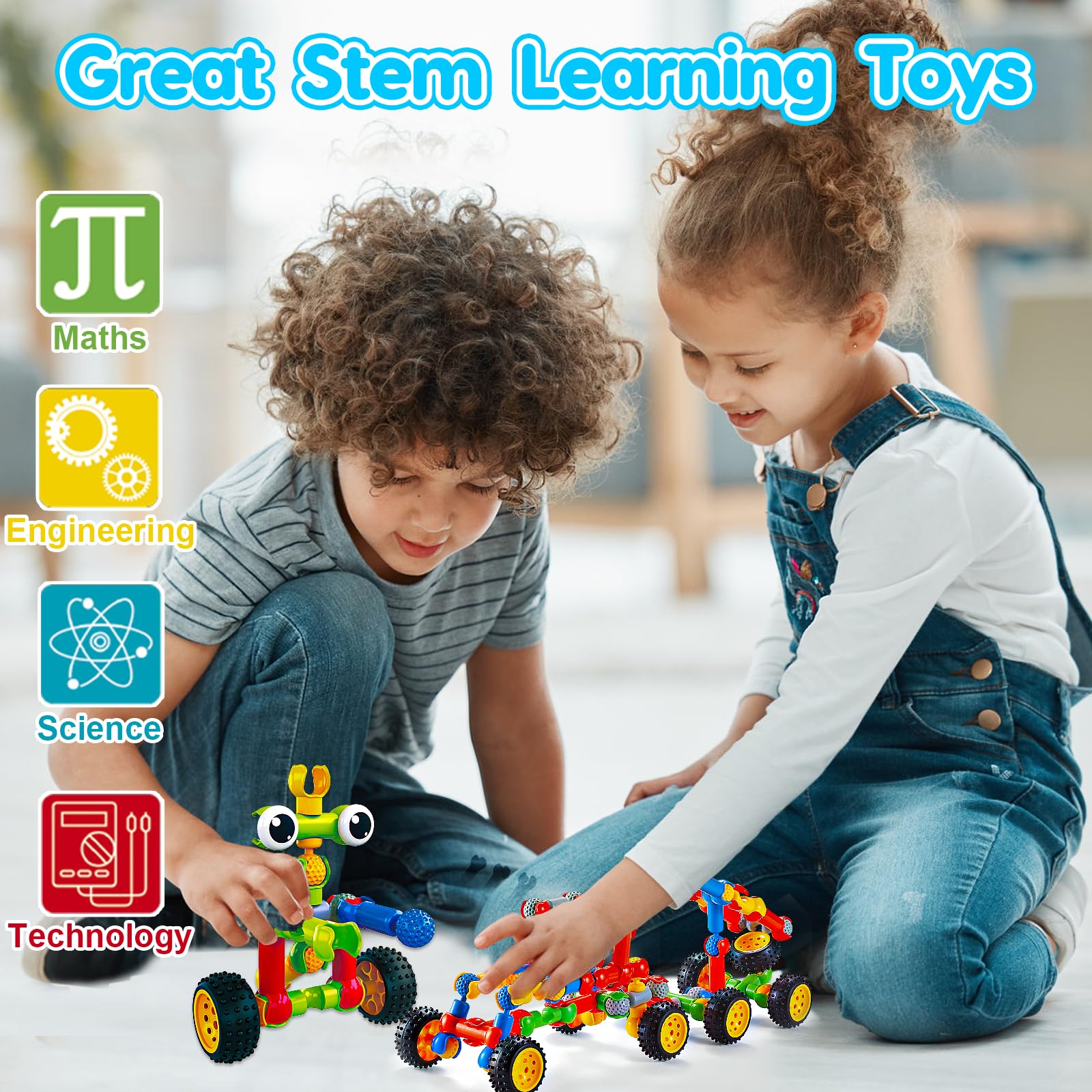 Qirptey robot model blocks showcase imaginative engineering play.