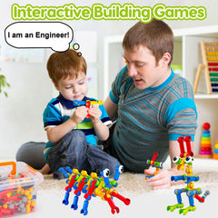 Qirptey colorful blocks set promotes color recognition and sorting practice