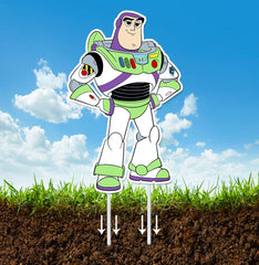 qitindasen Toy Inspired Story outdoor lawn decor adds playful ambience to parties.