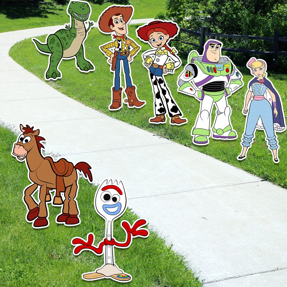 qitindasen Toy Inspired Story theme artwork creates photo-friendly party spaces.
