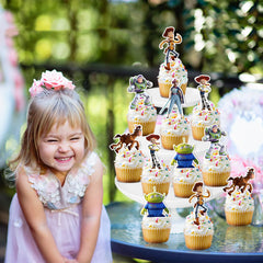 Qitindasen Toy Inspired Story toppers are durable and reusable for future parties.